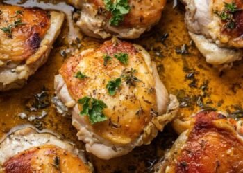 Garlic Butter Chicken Thighs Recipe
