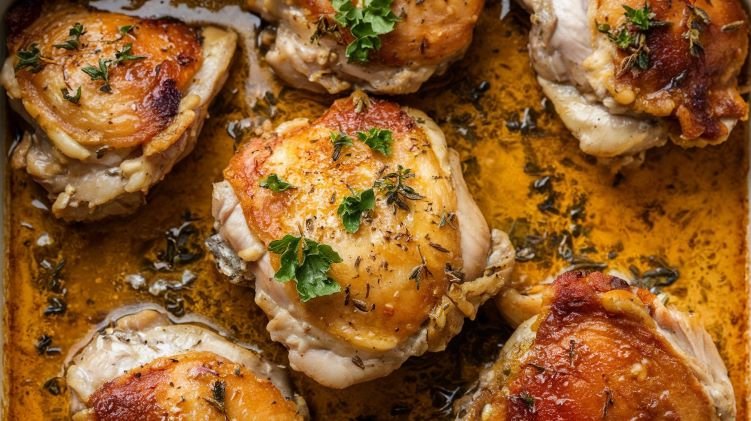 Garlic Butter Chicken Thighs Recipe