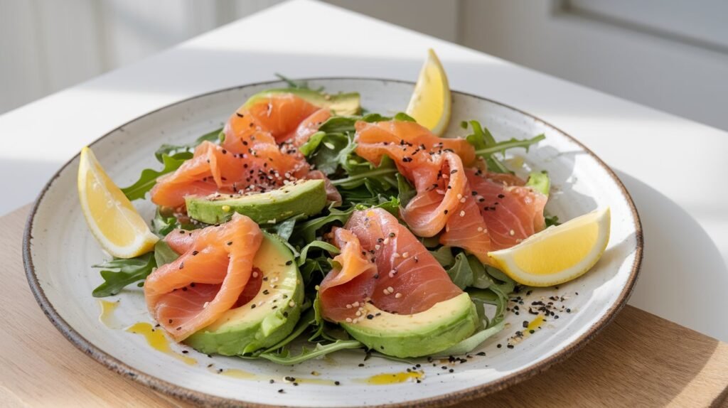 Smoked Salmon and Avocado Salad