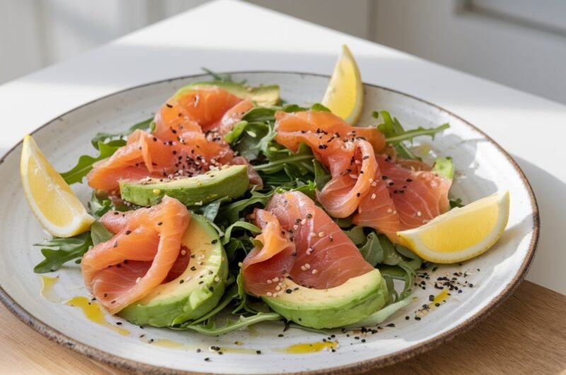 Smoked Salmon and Avocado Salad Recipe