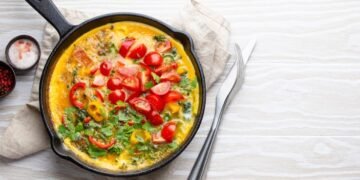 Masala Frittata with Avocado Salsa – Spicy, Creamy, and So Satisfying!